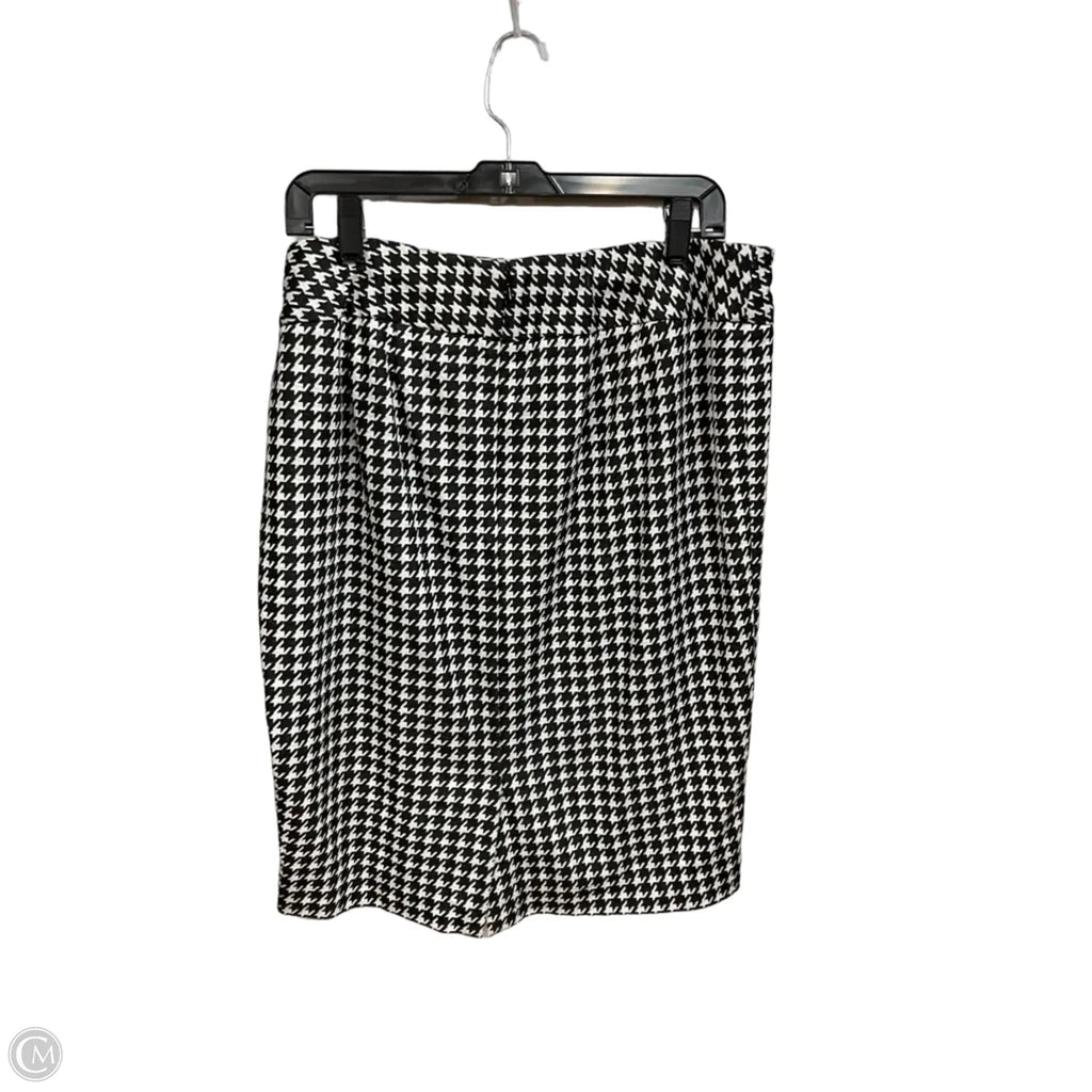 Skirt Midi By Lane Bryant In Black & White, Size: 16