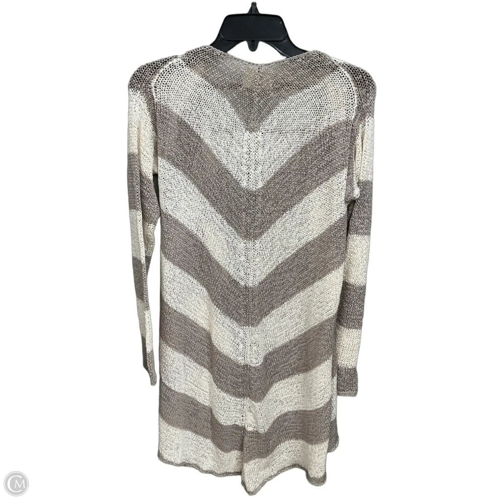 Cardigan By Andrea Jovine In Chevron Pattern, Size: M