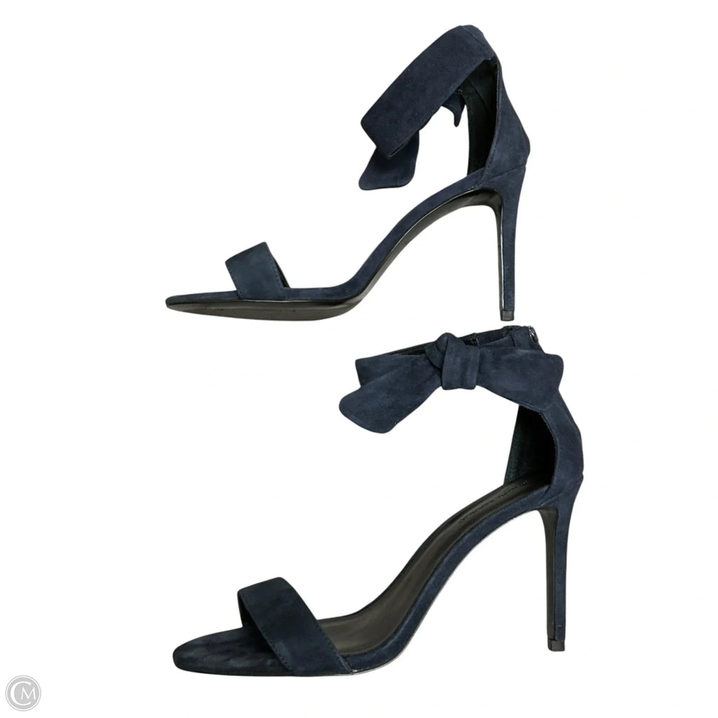 Sandals Heels Stiletto By Banana Republic In Blue, Size: 8.5