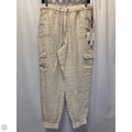 Pants Linen By Nicole By Nicole Miller In Tan, Size: L