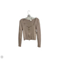 Cardigan By Abercrombie And Fitch In Tan, Size: M