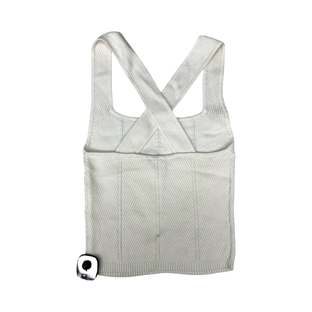 Top Sleeveless By Abercrombie And Fitch In Ivory, Size:S