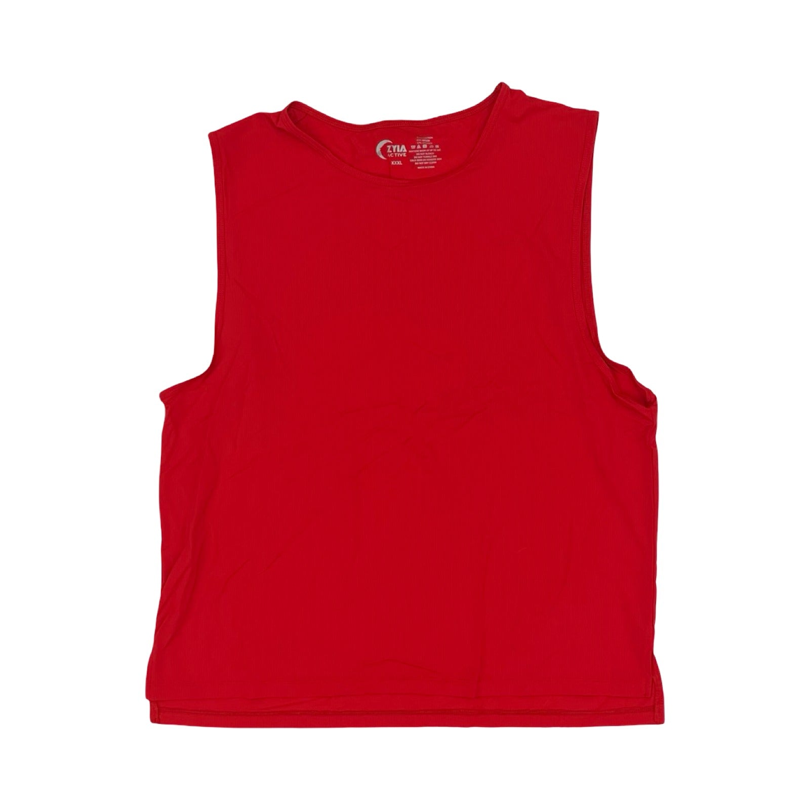 Athletic Tank Top By Zyia In Red, Size:Xxxl