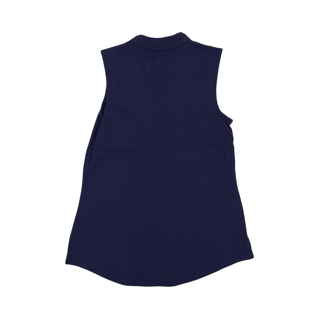 Top Sleeveless By Isaac Mizrahi Live Qvc In Navy, Size:Xs