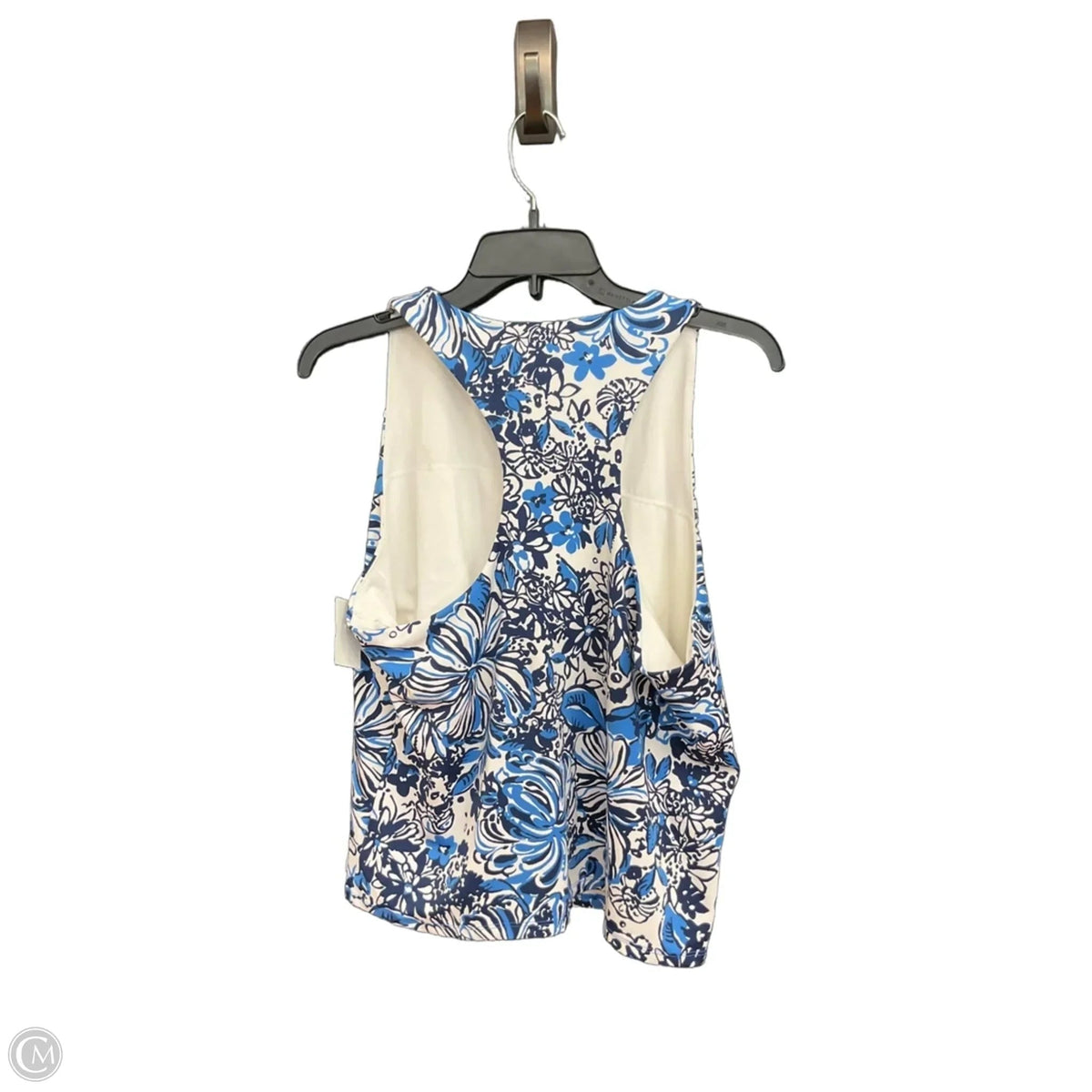 Top Sleeveless Designer By Lilly Pulitzer In Blue, Size: Xl