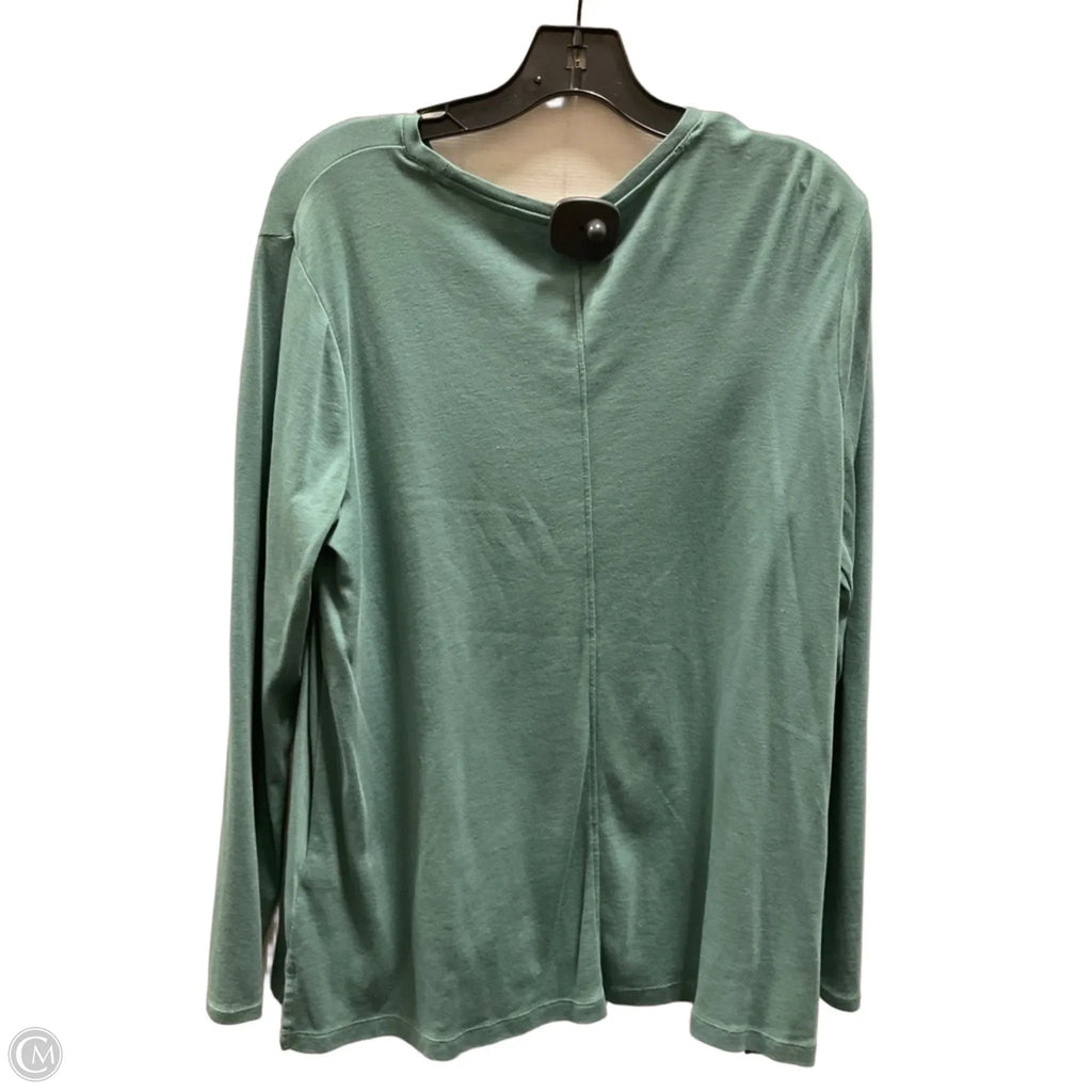 Top Long Sleeve By J. Jill In Green, Size: L