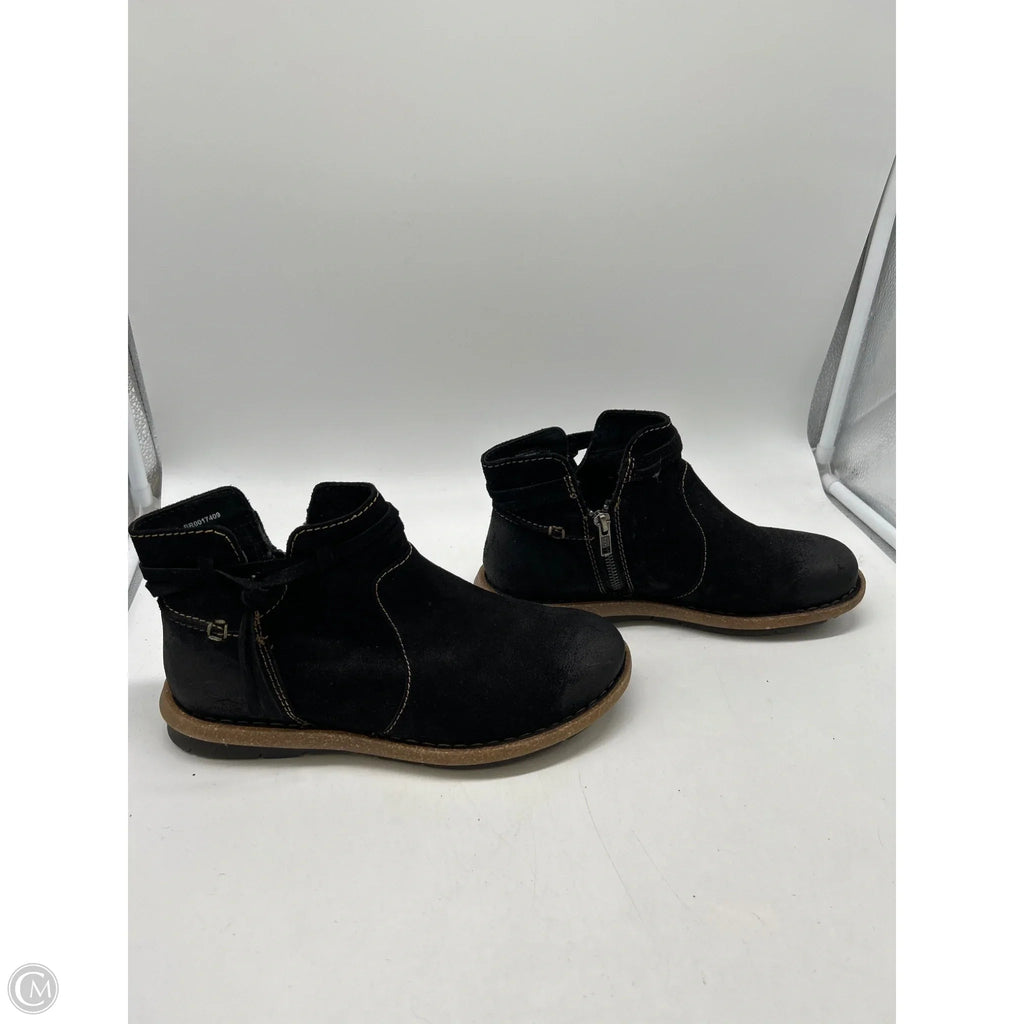 Boots Ankle Flats By Born In Black, Size: 10