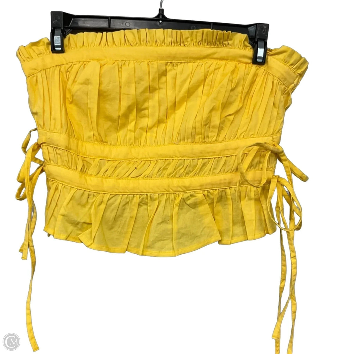 Top Sleeveless By Free People In Yellow, Size: Xs