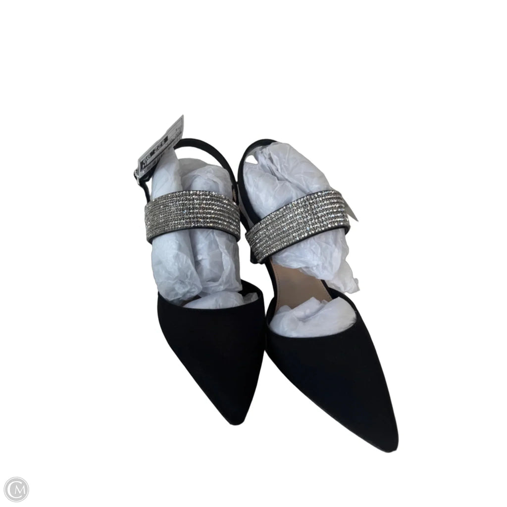 Shoes Heels Stiletto By Nina In Black & Silver, Size: 8