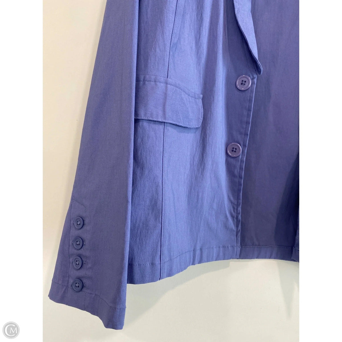 Blazer By Clothes Mentor In Purple, Size: Xl