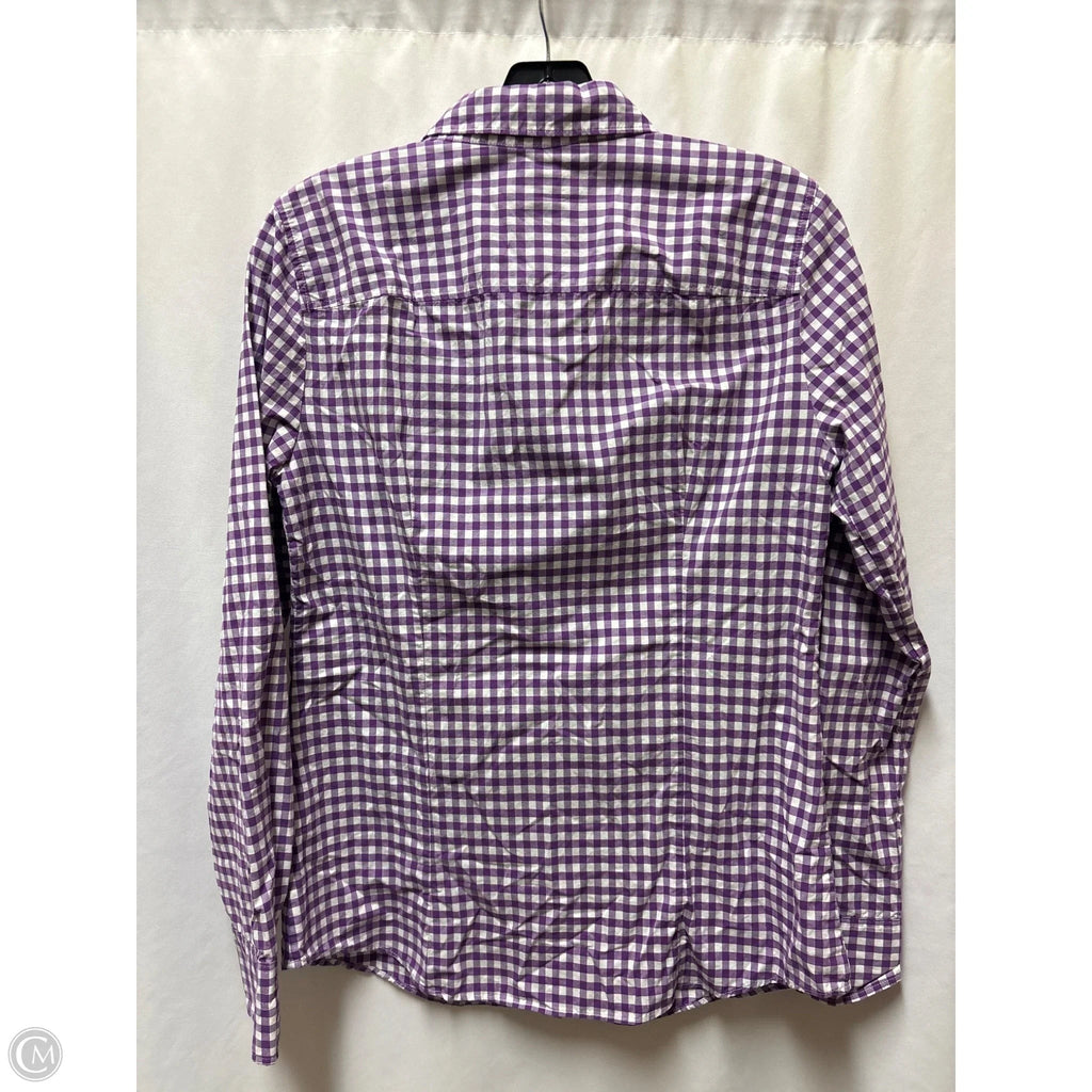 Top Long Sleeve By J. Crew In Purple, Size: S