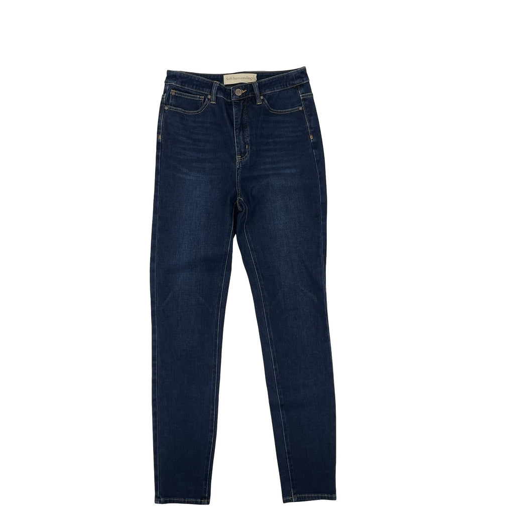 Jeans Skinny By Soft Surroundings In Blue Denim, Size:6L