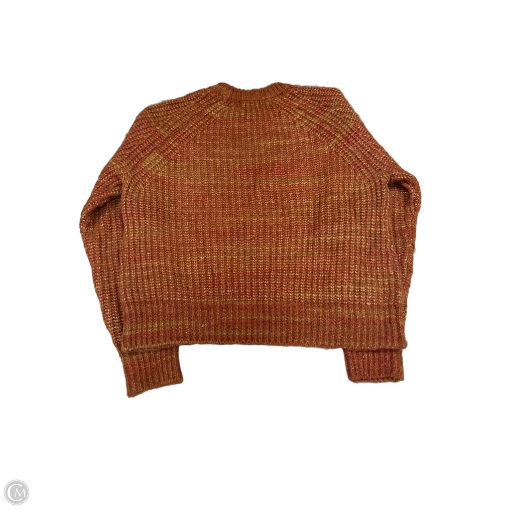 Sweater By Evereve In Brown & Gold, Size: S