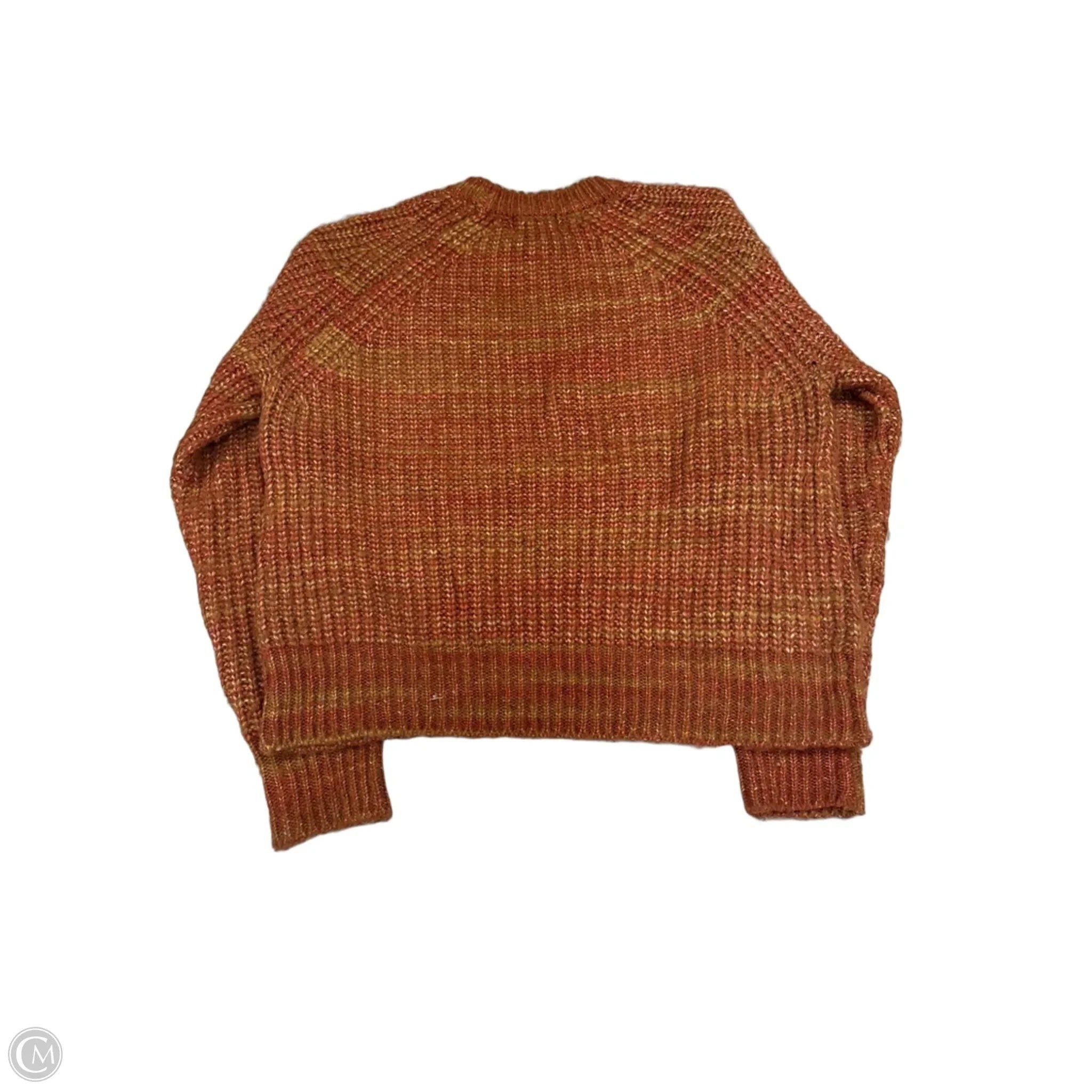 Sweater By Evereve In Brown & Gold, Size: S