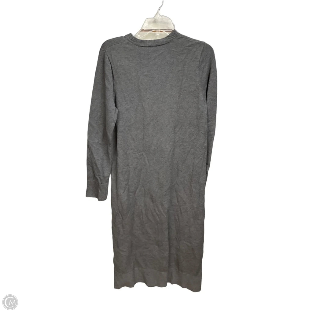 Dress Casual Maxi By Zara In Grey, Size: M