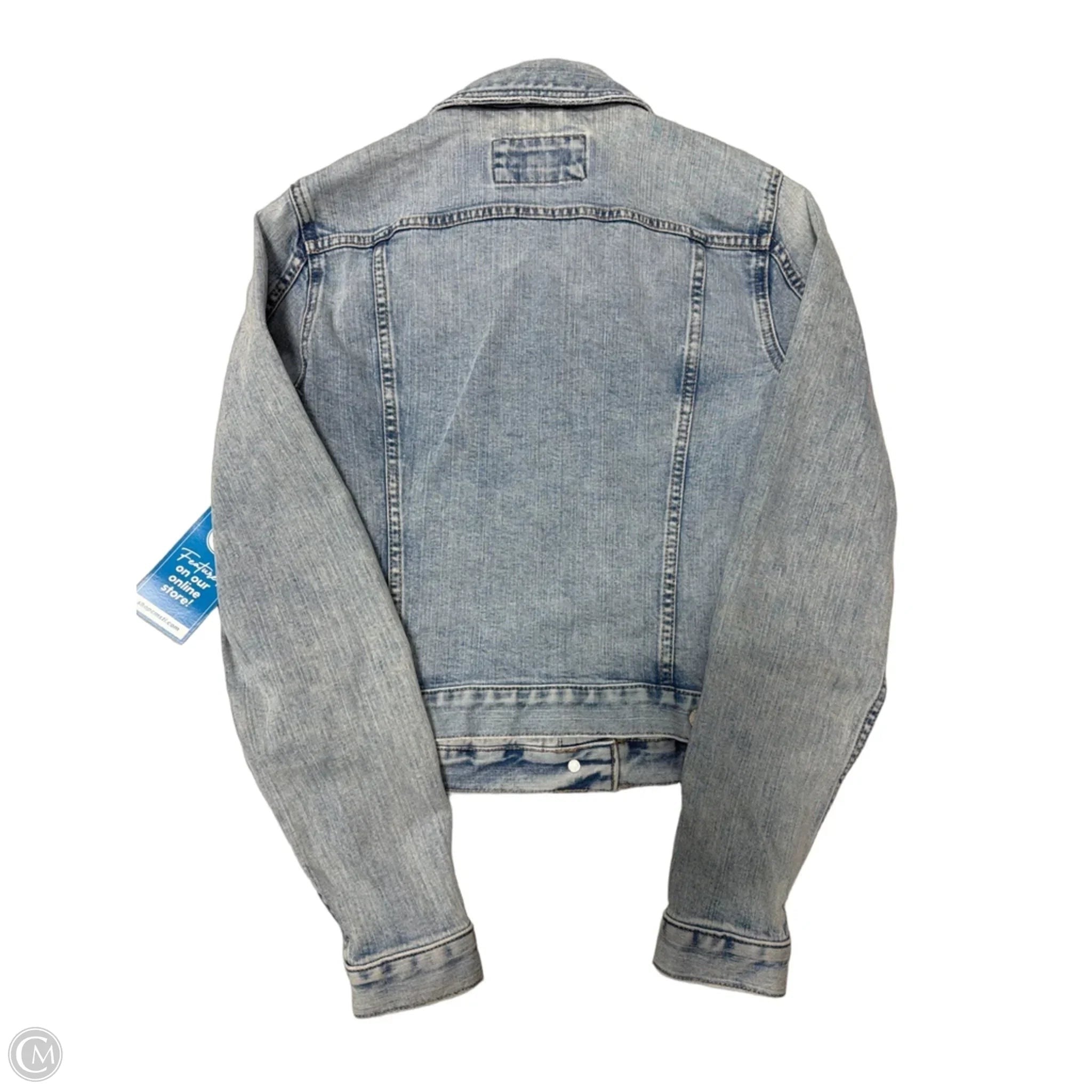Jacket Denim By Loft In Blue Denim, Size: Xs