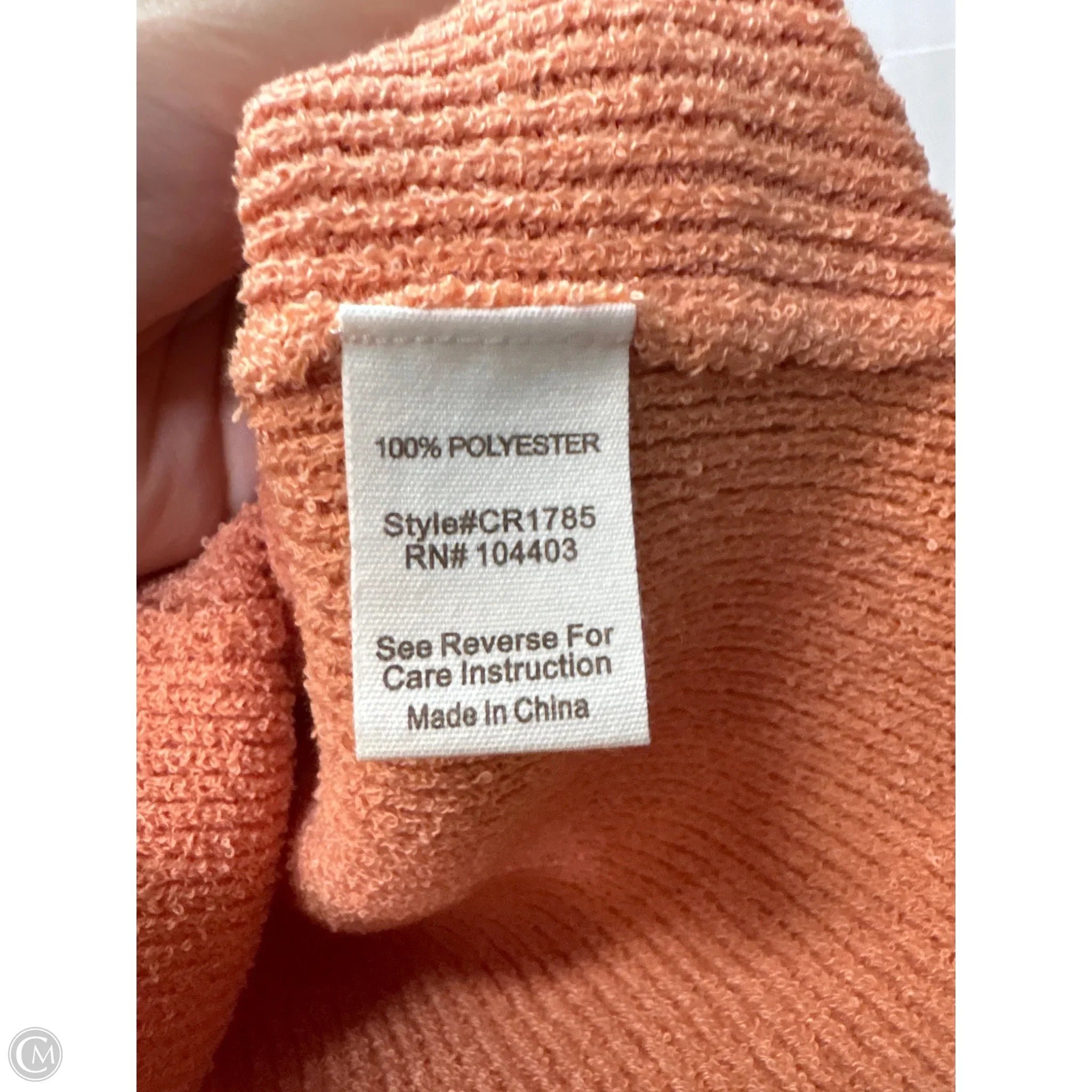 Top Sleeveless By Blu Pepper In Orange, Size: M