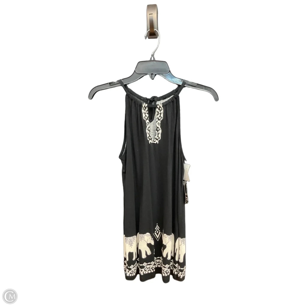 Top Sleeveless By International Concepts In Black, Size: Xs