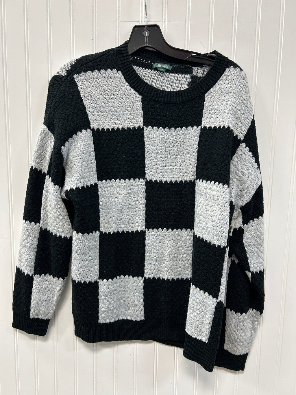 Sweater By Wild Fable In Plaid Pattern, Size:M