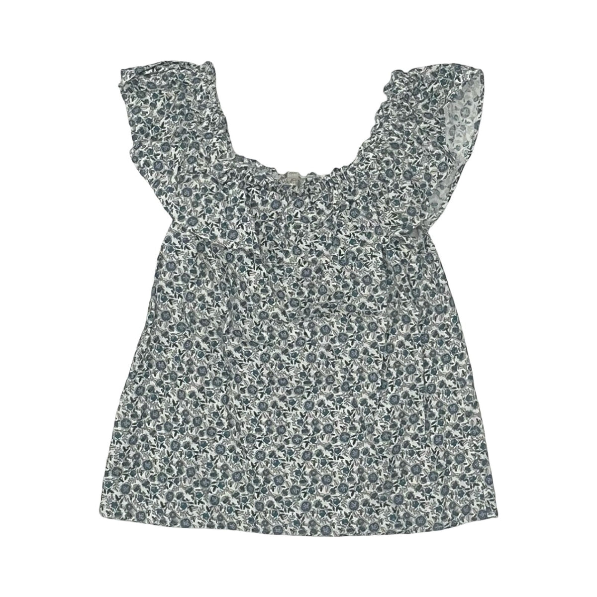 Top Sleeveless By Loft In Blue & White, Size:Xs