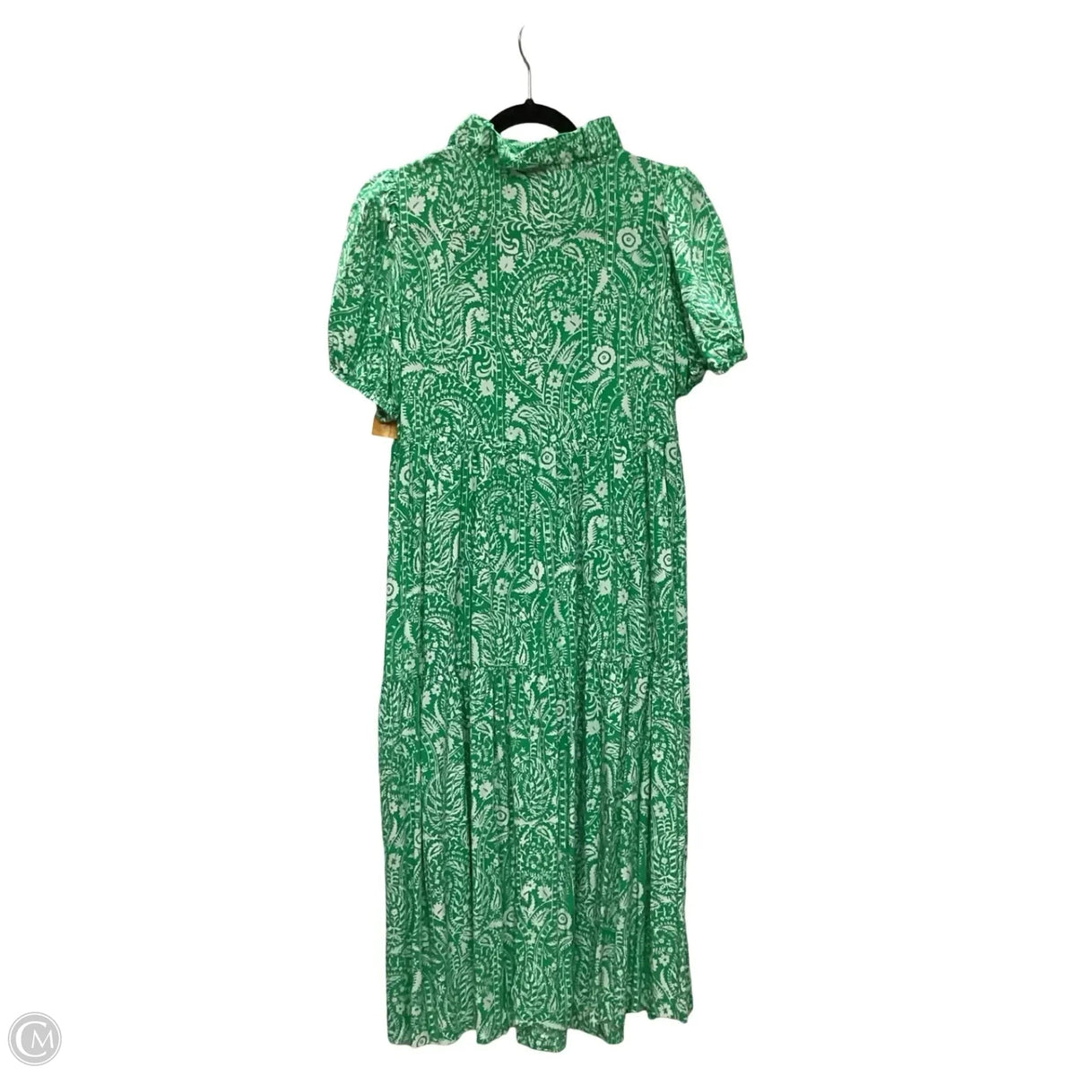 Dress Casual Maxi By Crown And Ivy In Green & White, Size: S