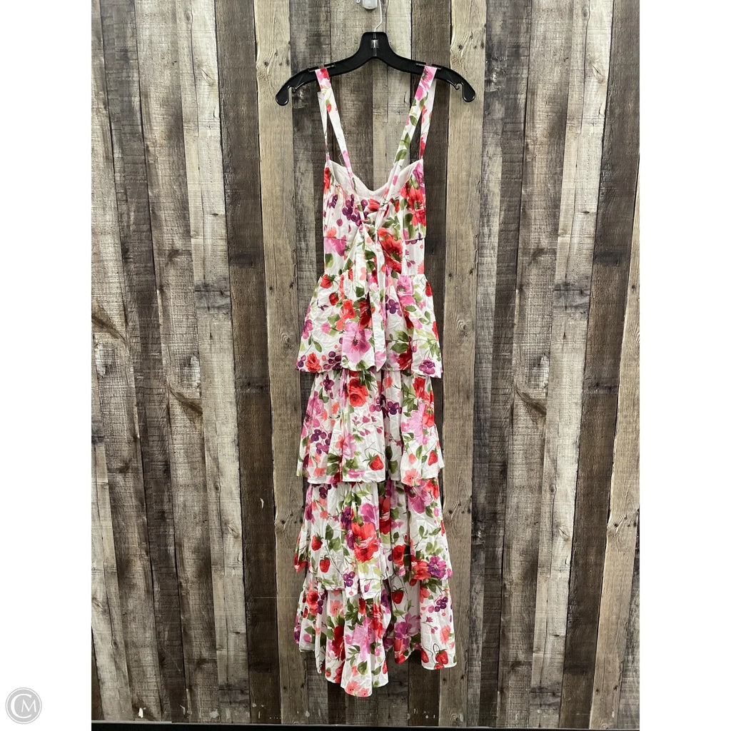Dress Casual Maxi By Abercrombie And Fitch In Floral Print, Size: M