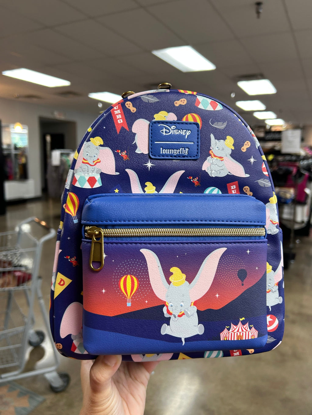 Backpack By Loungefly In Blue, Size:Medium