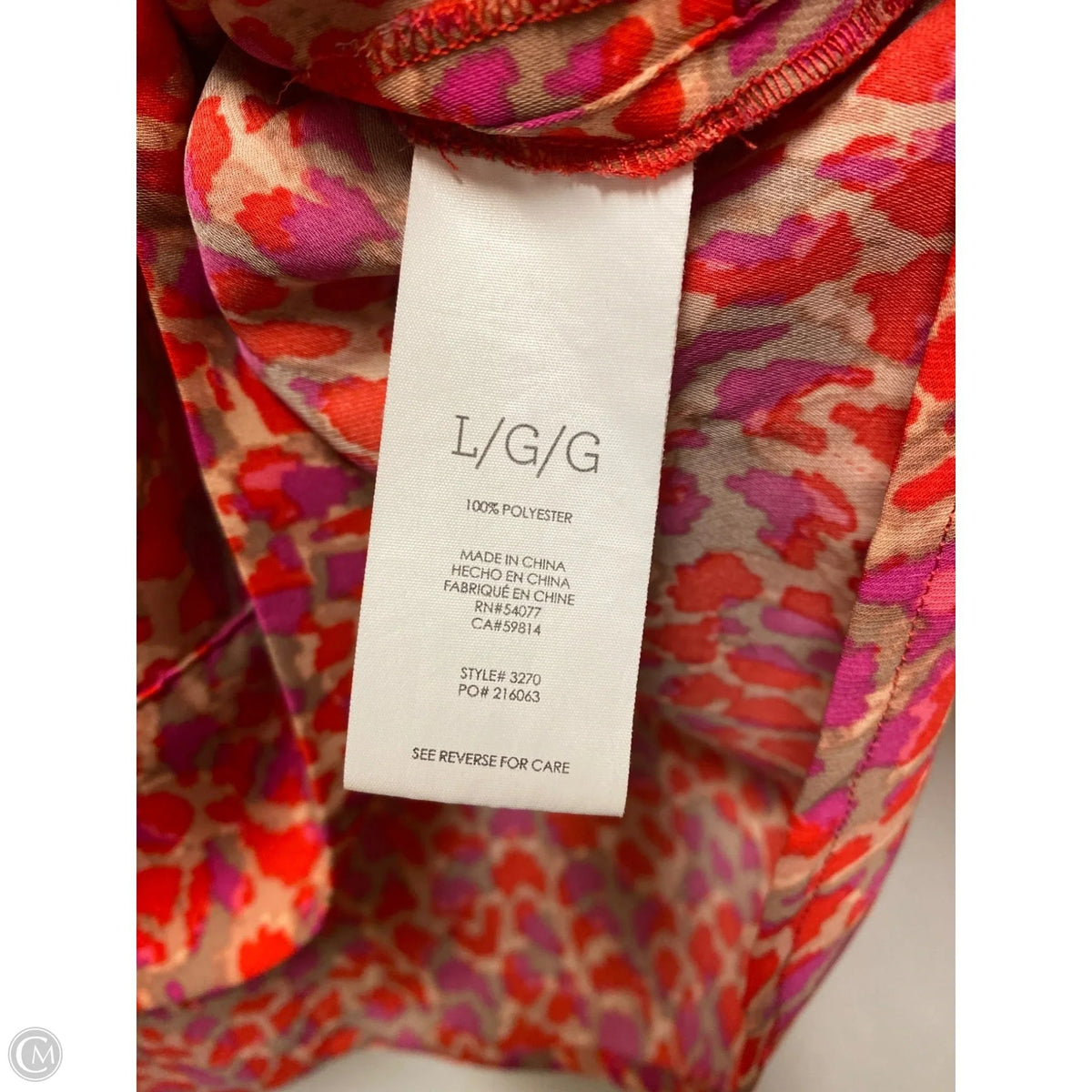 Top Sleeveless By Cabi In Red, Size: L