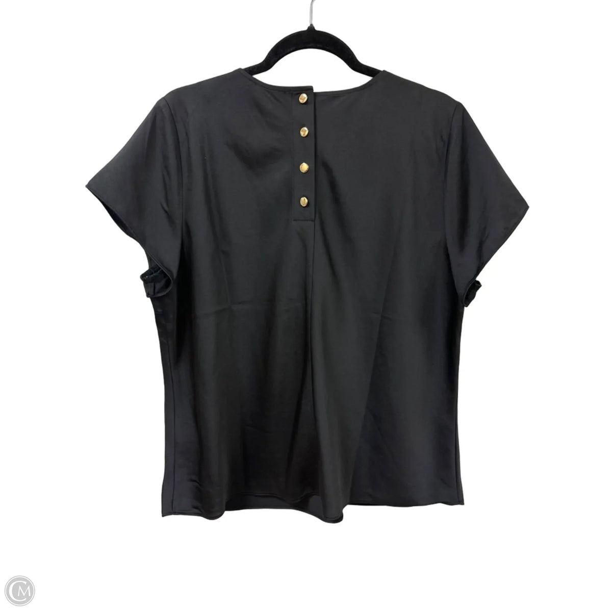 Top Short Sleeve By J. Crew In Black, Size: Xl