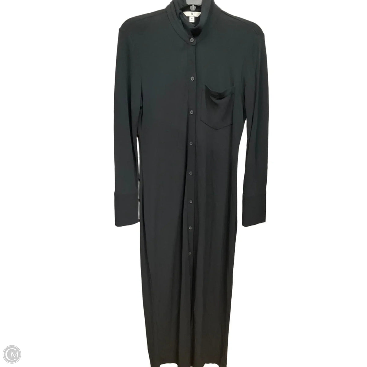 Dress Casual Maxi By Banana Republic In Black, Size: M