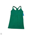 Athletic Top Short Sleeve By Lululemon In Green, Size: S