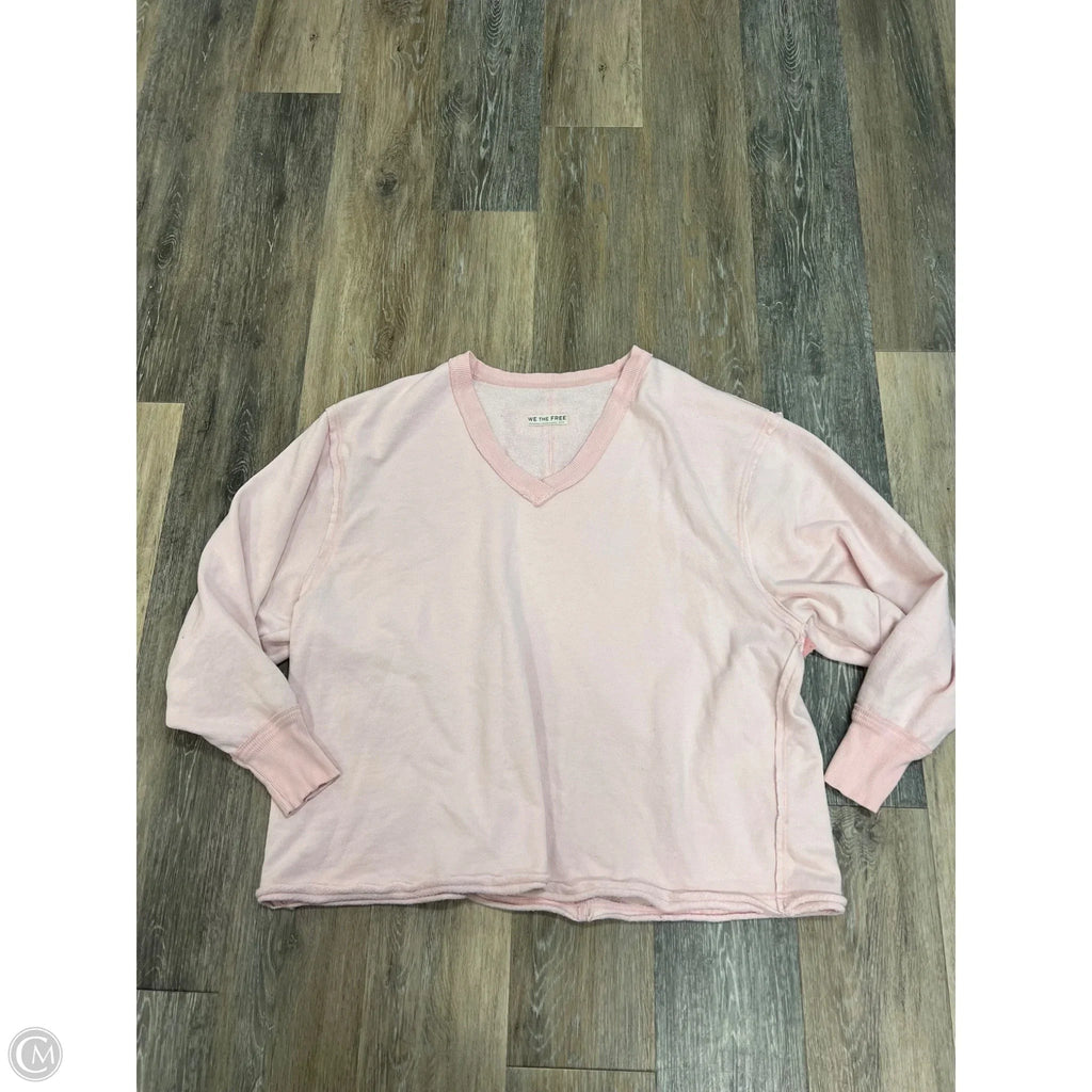 Sweatshirt Collar By We The Free In Pink, Size: Xs