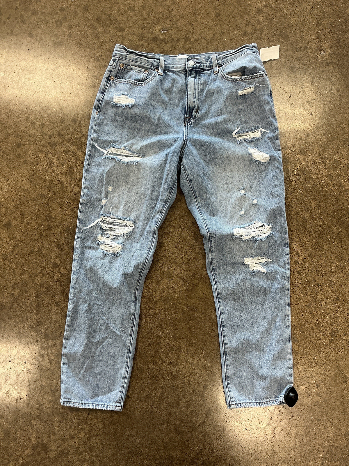 Jeans Straight By Pistola In Blue Denim, Size:12