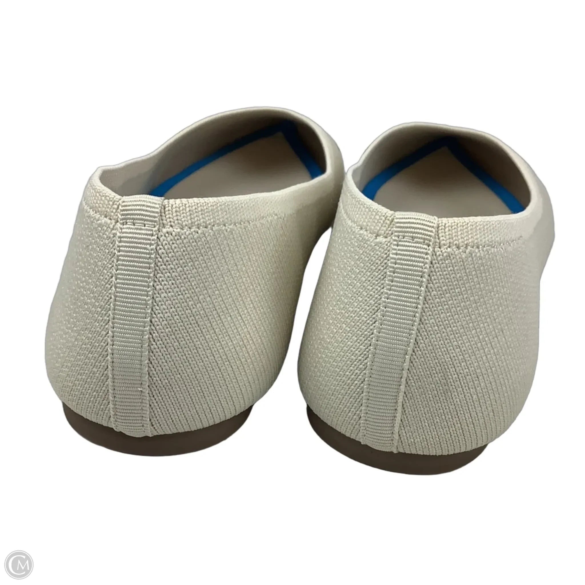 Shoes Flats By Clothes Mentor In Cream, Size: 9.5