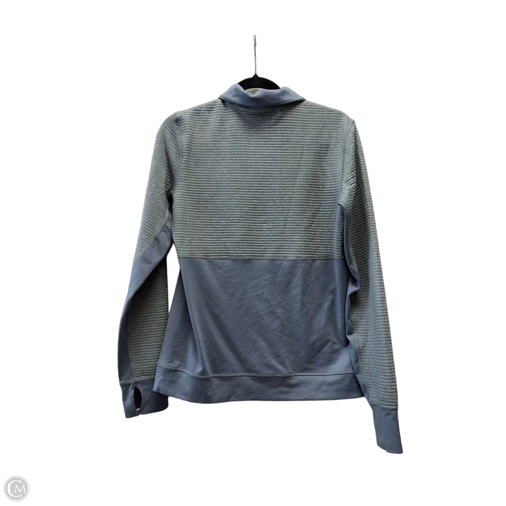 Sweatshirt Collar By Adidas In Grey, Size: M