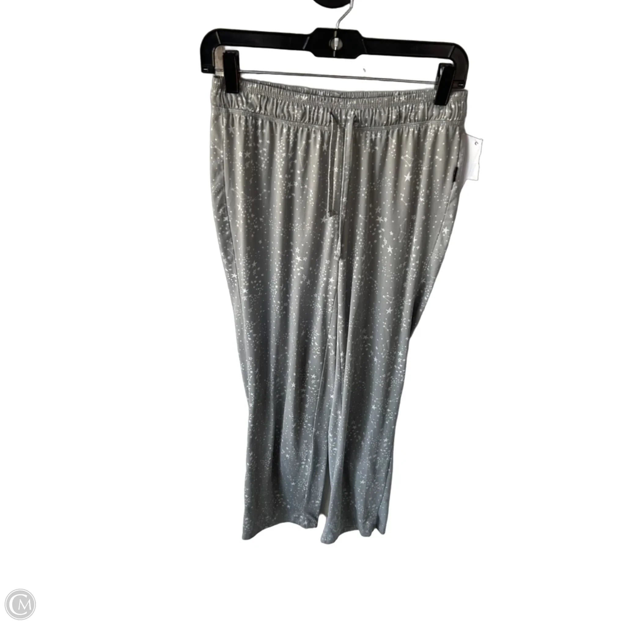 Pajama Pants By Eddie Bauer In Grey & White, Size: S