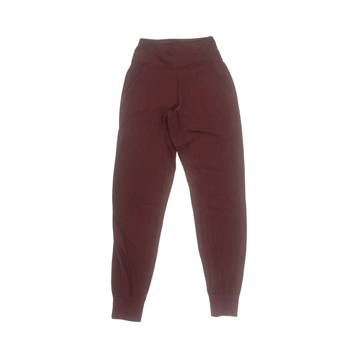 Athletic Leggings By Lululemon In Maroon, Size:2