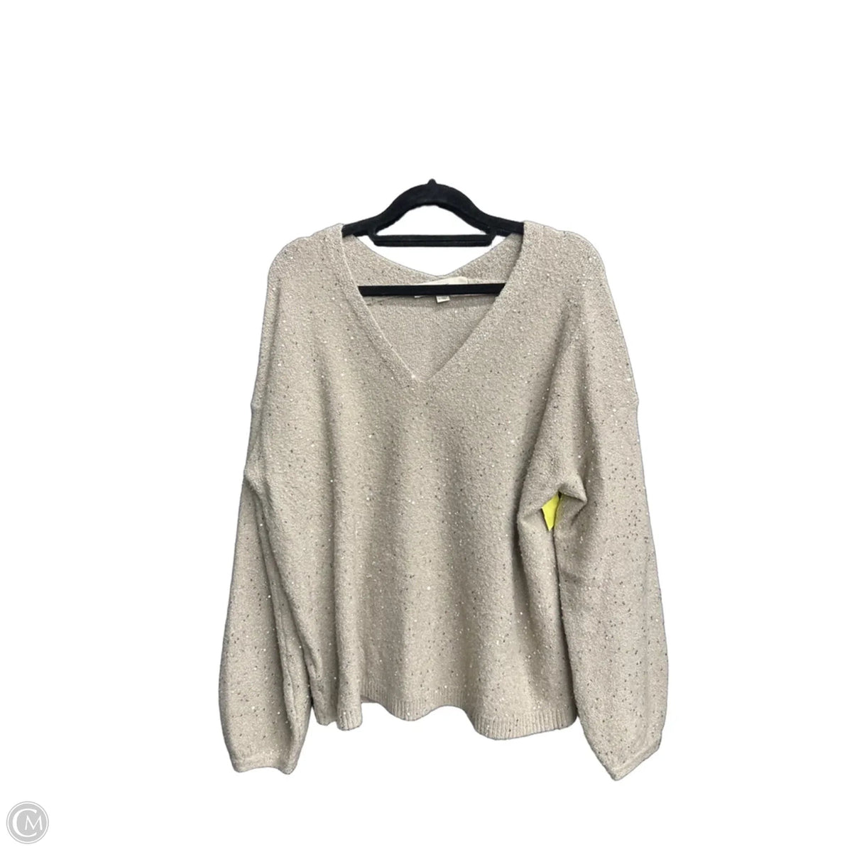 Sweater By Loft In Taupe, Size: L