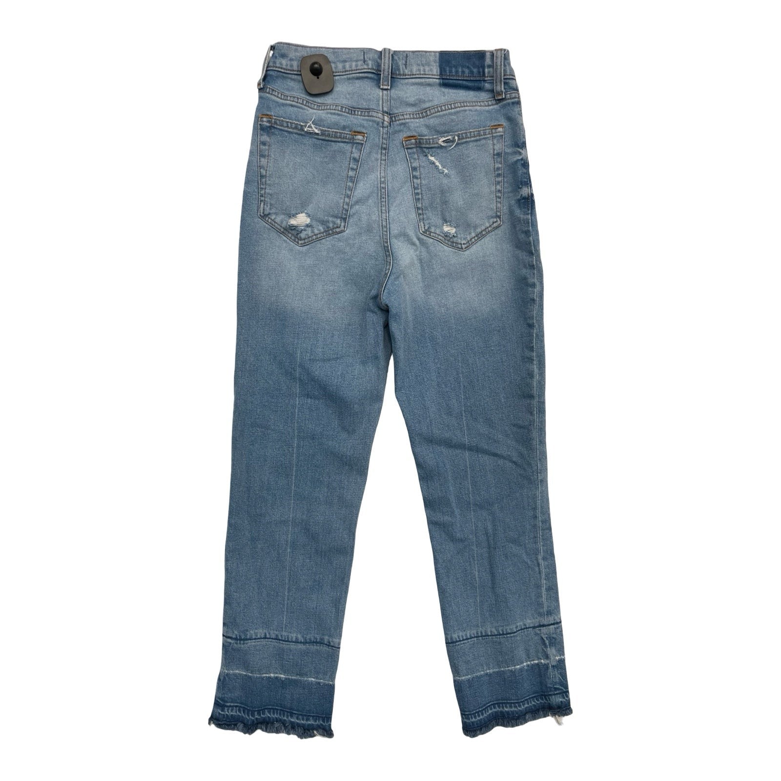 Jeans Straight By Abercrombie And Fitch In Blue Denim, Size:4