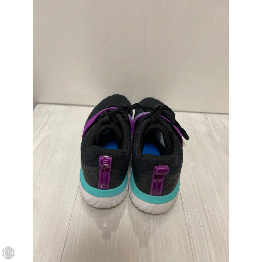 Shoes Athletic By Nike In Black & Purple, Size: 9