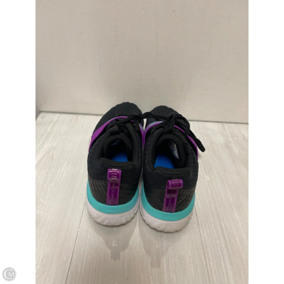 Shoes Athletic By Nike In Black & Purple, Size: 9