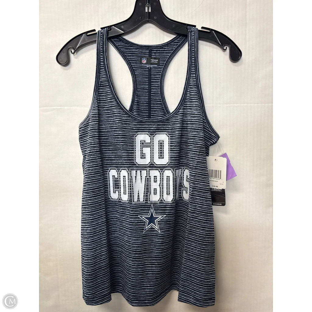 Top Sleeveless By Nfl In Blue, Size: S