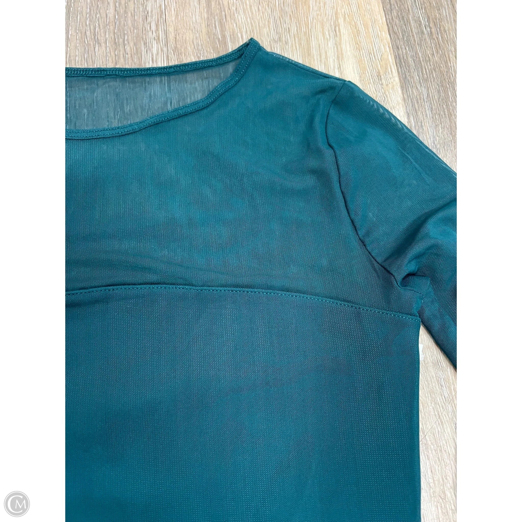 Bodysuit By Abercrombie And Fitch In Teal, Size: S