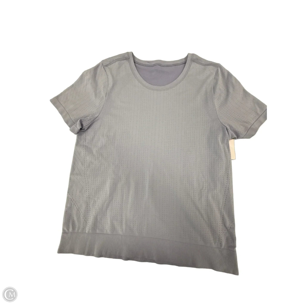 Athletic Top Short Sleeve By Athleta In Purple, Size: S