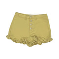 Shorts By Listicle In Yellow Denim, Size:L