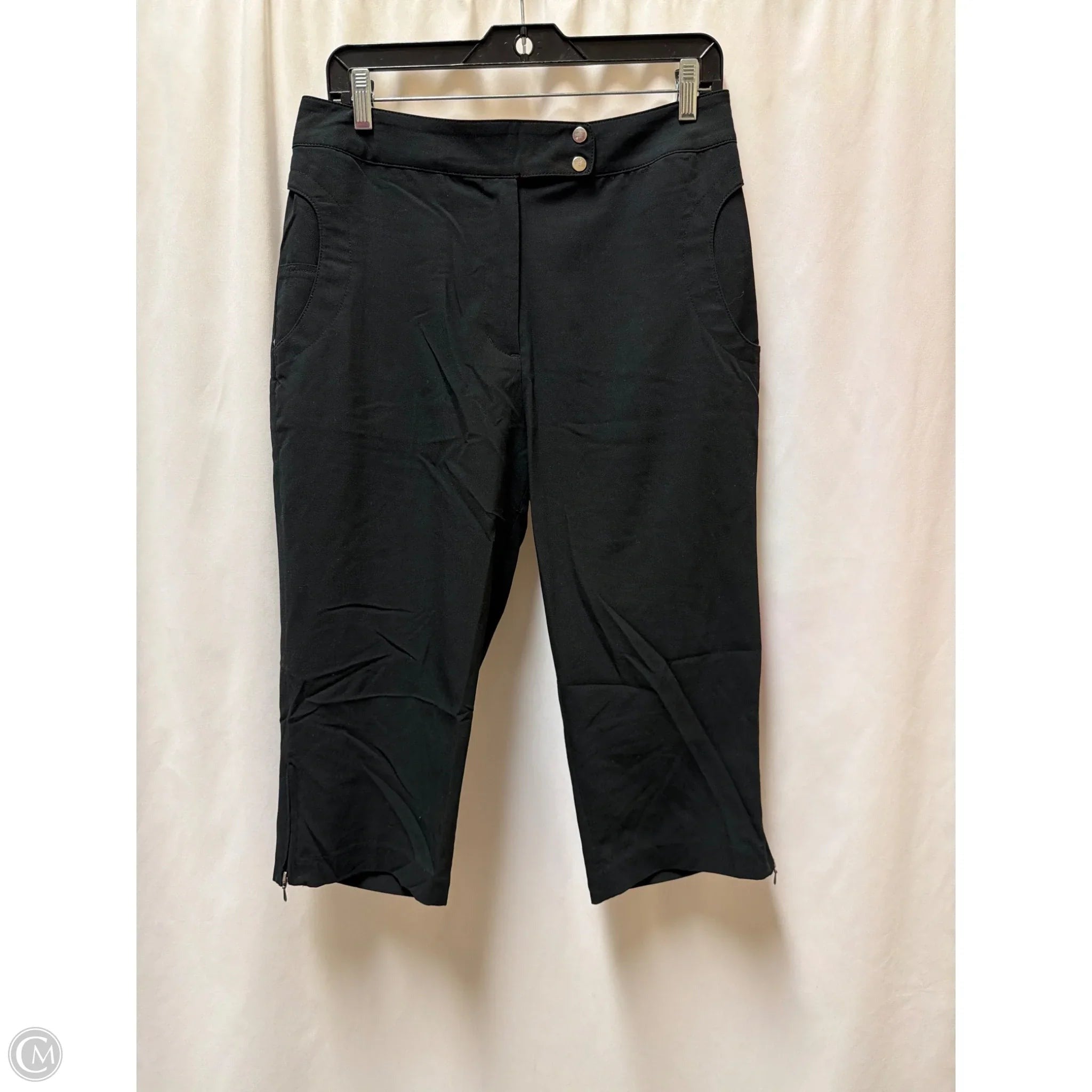 Capris By Clothes Mentor In Black, Size: 10