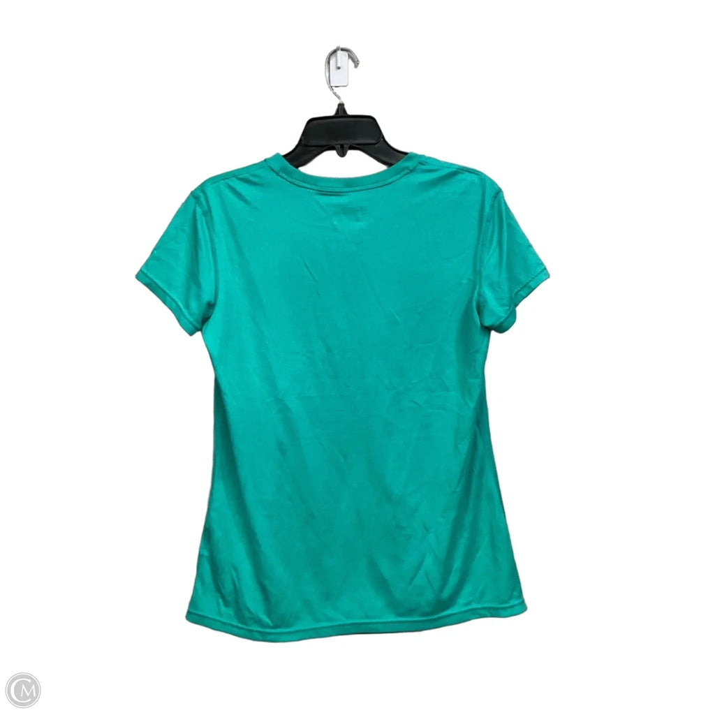 Athletic Top Short Sleeve By Nike Apparel In Green, Size: M