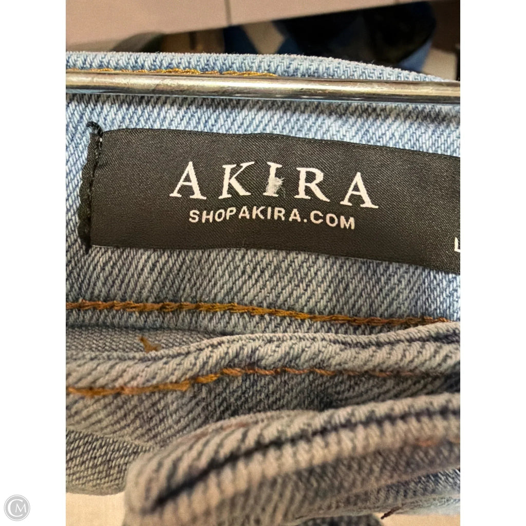 Jeans Straight By Akira In Blue Denim, Size: L