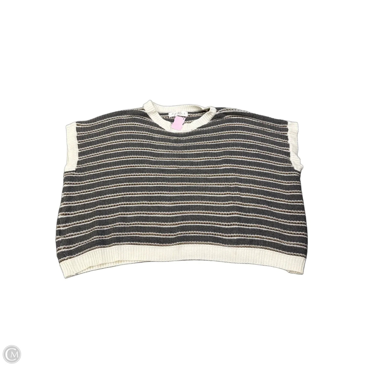 Top Sleeveless By Clothes Mentor In Grey, Size: L