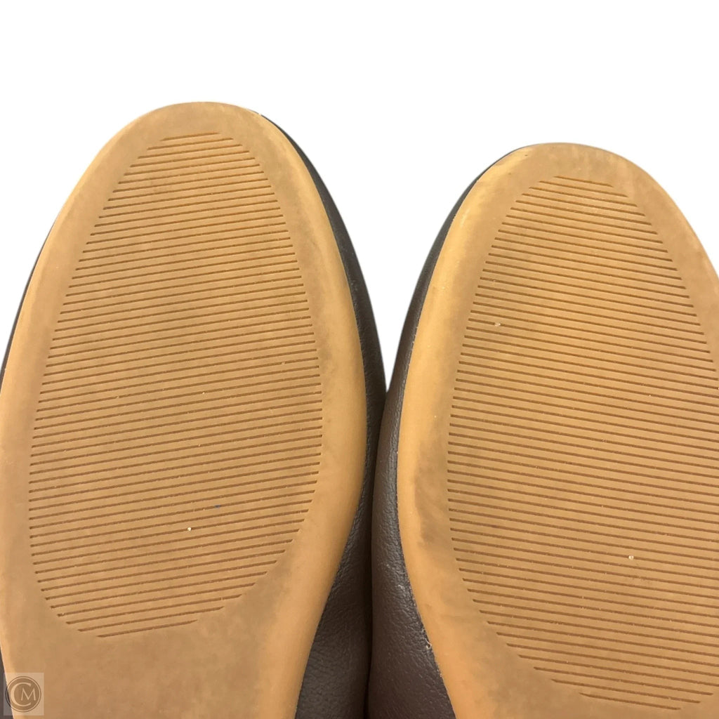 Shoes Flats By Quince In Brown, Size: 10